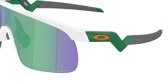 Sonnenbrille Oakley Resistor Matte White Frame/Prizm Jade Lenses