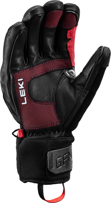 Gloves LEKI Griffin Pro 3D Black/Red - 2025/26