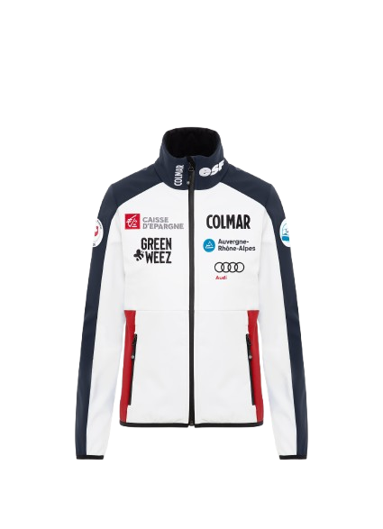 Damen-Softshell Colmar Replica Softshell Jacket White/Navy/Bright Red - 2025/26