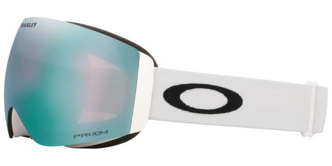 Gogle Oakley Flight Deck Pro M Matte White/Prizm Snow Sapphire Iridium + Dodatkowa Szyba Prizm Snow Iced Iridium - 2025/26