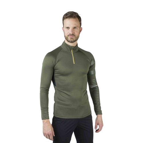 Koszulka ROSSIGNOL Poursuite 1/2 Zip Green - 2022/2023