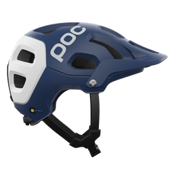 Bicycle helmet POC Tectal Race MIPS Lead Blue/Hydrogen White Matt