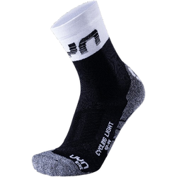 Cycling Socks UYN Man Cycling Light Socks Black/White