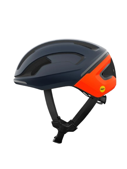 Bicycle helmet POC Omne Beacon MIPS Apatite Navy Matt/Fluorescent Orange Matt - 2025