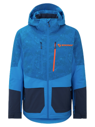 Kurtka Ziener Trivor Lady Padded Blue Foggy Print Dark Navy - 2024/25