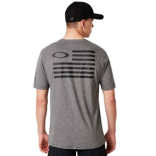 Koszulka OAKLEY SI Oakley Flag Tee Athletic Heather Gray