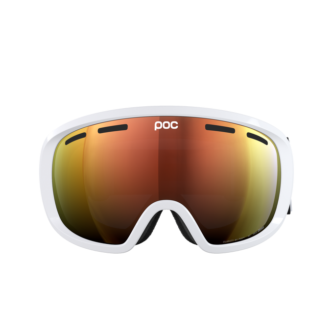 Gogle POC Fovea Blixten White/Partly Sunny Orange - 2025/26