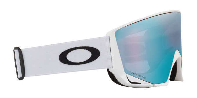 Gogle Oakley Flow Scape M Matte White/Prizm Snow Sapphire Iridium + Dodatkowa Szyba Prizm Snow Iced Iridium - 2025/26