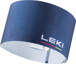 Opaska LEKI XC Headband Blue/White/Grey