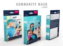 Maska UYN COMMUNITY MASK UNISEX BLACK