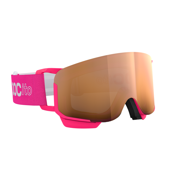 Gogle POC POCito Nexal Fluorescent Pink/Partly Sunny Light Orange - 2025/26