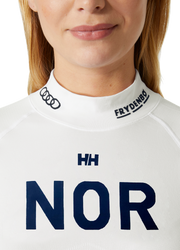 Koszulka termoaktywna Helly Hansen Lifa Seamless Racing Top White - 2023/24