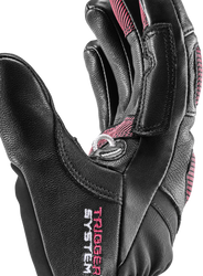 Rękawice LEKI Griffin Pro 3D Woman Black/Rose- 2024/25