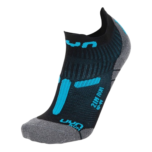 Skarpety trekkingowe UYN Man Run 2in Socks Black/Turquise