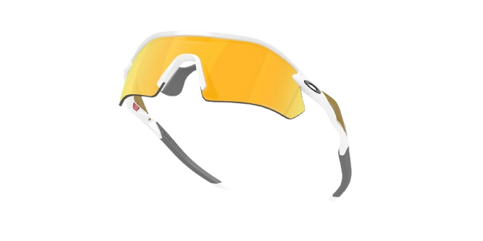 Okulary Oakley Radar Plate Polished White/Gold Frame/Prizm 24K Polarized Lenses