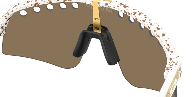 Sunglasses OAKLEY Sutro Lite Sweep MVDP Red Gold Splatter Frame/Prizm 24K Lens