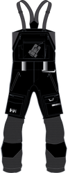Spodnie narciarskie Helly Hansen Mule Coach BIB R Black - 2025/26