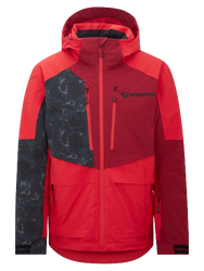 Kurtka narciarska Ziener Trivor Junior Padded Red Black Foggy - 2024/25