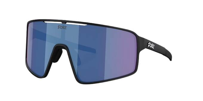 Okulary BLIZ P001 Frame Matte Black with Blue Lenses