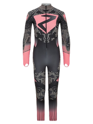Guma narciarska Ziener RCE Racesuit Black Foggy Print Pink Vanilla - 2024/25
