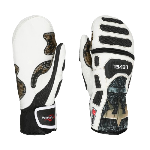 Handschuhe Level SQ CF Mitt Black/White - 2025/26