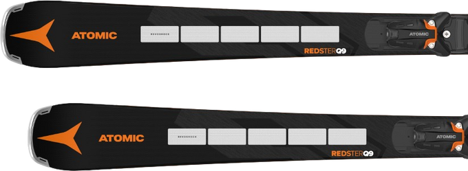 Skis Atomic Redster Q9 Revoshock S + X 12 GW Black/Orange - 2024/25