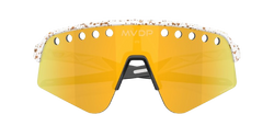 Sunglasses OAKLEY Sutro Lite Sweep MVDP Red Gold Splatter Frame/Prizm 24K Lens