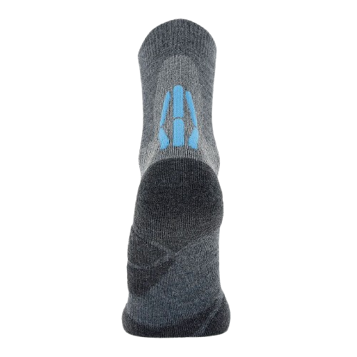 Outdoor Socken UYN Lady Trekking 2in Merino Socks Mid Grey/Turquise