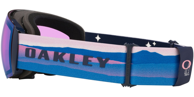Gogle Oakley Flight Deck Pro L Mikaela Shiffrin Sig/Prizm Snow Iced Iridium + Dodatkowa Szyba Prizm Snow Sapphire Iridium - 2025/26