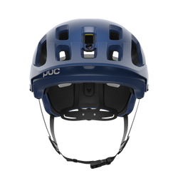 Bicycle helmet POC Tectal Race MIPS Lead Blue/Hydrogen White Matt