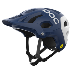 Bicycle helmet POC Tectal Race MIPS Lead Blue/Hydrogen White Matt