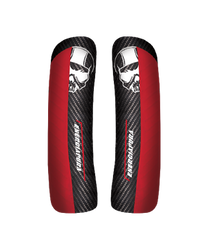 Ochraniacze na golenie Energiapura Carbon Racing CDM Black/White Skull/Red - 2024/25