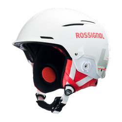 Helmet Rossignol Hero Slalom Impacts White + Chinguard - 2024/25