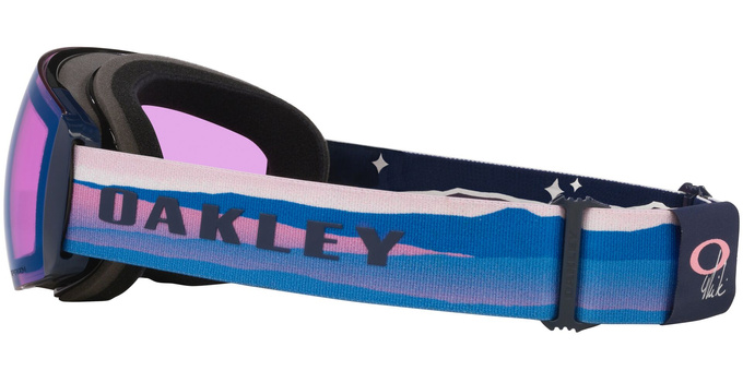 Goggles Oakley Flight Deck Pro M Mikaela Shiffrin Sig/Prizm Snow Iced Iridium + Additional lens Prizm Snow Sapphire Iridium - 2025/26