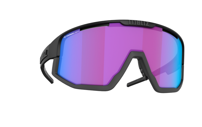Sunglasses BLIZ Vision Matt Black Nano Optics/Nordic Light - 2024