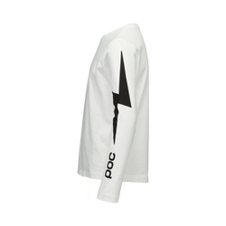 T-shirt POC L/S Tee Jr Blixten White - 2025/26