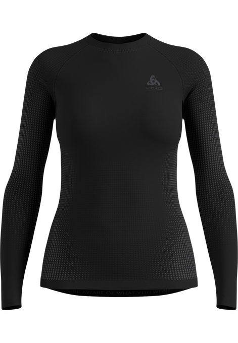 Thermoactive Shirt Odlo Perfomance Warm BL Top Crew Neck L/S Woman Black - 2025/26