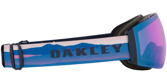 Gogle Oakley Flight Deck Pro M Mikaela Shiffrin Sig/Prizm Snow Iced Iridium + Dodatkowa Szyba Prizm Snow Sapphire Iridium - 2025/26