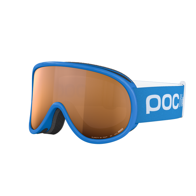 Goggles POC Pocito Retina Fluorescent Blue/Partly Sunny Light Orange - 2025/26