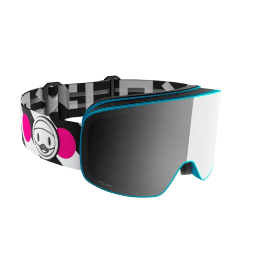 Gogle Flaxta Prime Kids Black/Pink/Silver - 2025/26