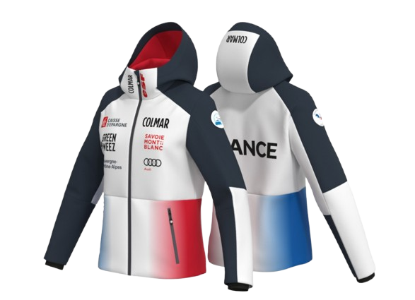 Damska Kurtka Narciarska Colmar Replica Ski Jacket White/Black/Blue/Red - 2024/25