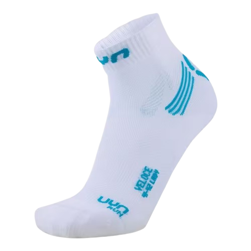 Skarpety do biegania UYN Run Veloce Woman White/Turquoise