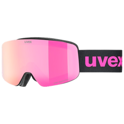 Gogle Uvex PWDR FM Black Matt/Mirror Pink - 2025/26