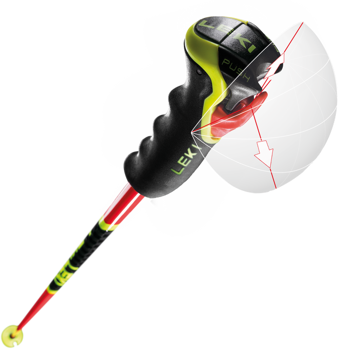 Poles LEKI Venom GS 3D Red - 2025/26
