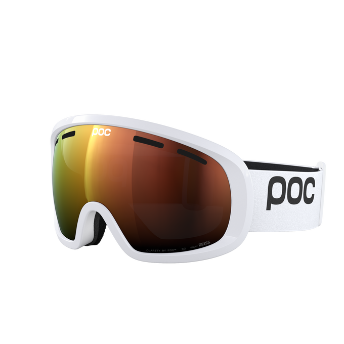 Gogle narciarskie POC Fovea Mid Hydrogen White/Partly Sunny Orange - 2025/26