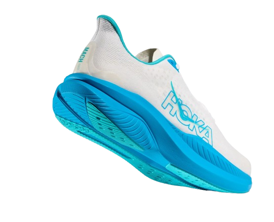 Buty męskie Hoka Mach 6 White/Skyward Blue