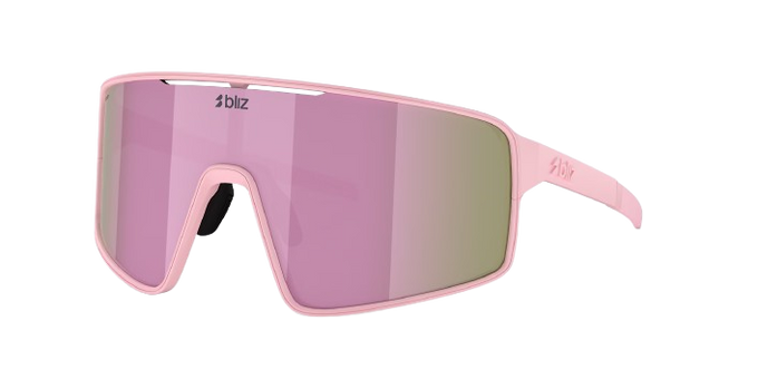 Okulary BLIZ P001 Frame Matte Powder Pink with Brown W Rose Multi Lenses