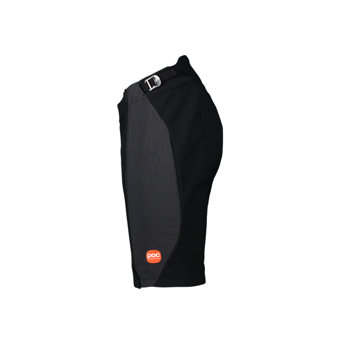 Spodenki na gumę POC Race Shorts Uranium Black - 2025/26