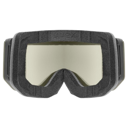 Gogle Uvex Lace ATTRACT FM Black Matt/Mirror Blue + dodatkowa szyba - 2025/26