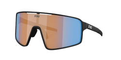 Sonnenbrille BLIZ P001 Matte Black Frame / Coral/Orange Mirror Blue Lenses